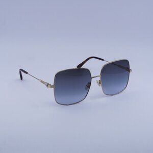 Jimmy Choo LILI/S 0000 GB Sunglasses Rose Gold Square Frame, Grey Lenses